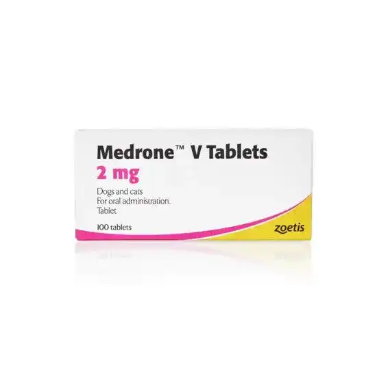 Medrone V Tablets for Dogs and Cats 2mg 970