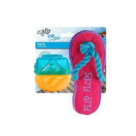 All For Paws Chill Out Beach Volley Set Cooling Dog Toy 20532