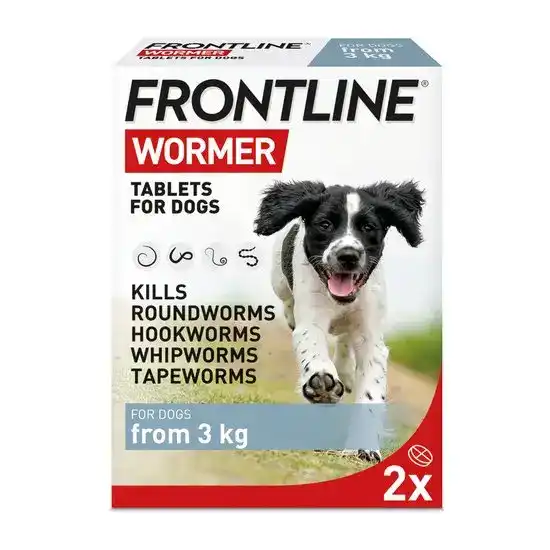 FRONTLINE WORMER Flavoured Tablets for Dogs (3kg and over) 2902