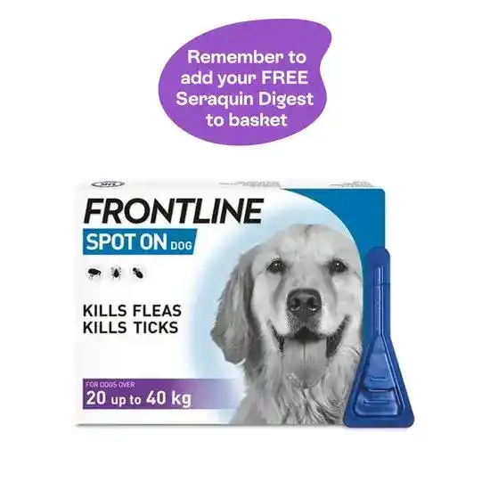 FRONTLINE SPOT-ON Flea & Tick Treatment for Large Dogs (20kg-40kg) 6224