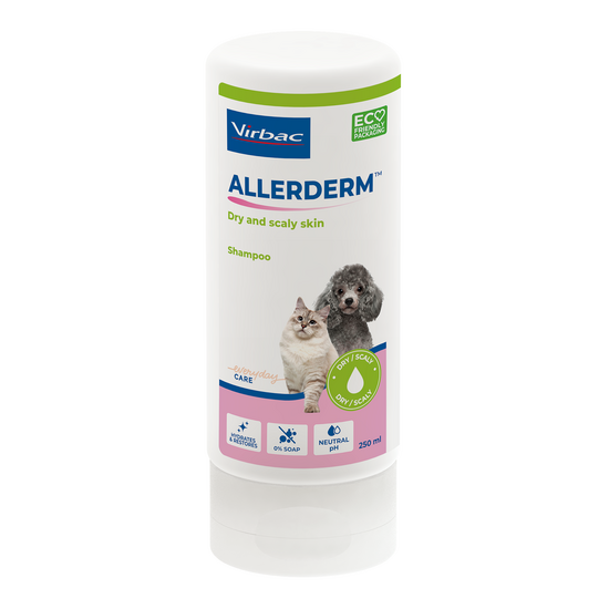 Allerderm Dry and Scaly Skin Shampoo for Dogs and Cats 16930