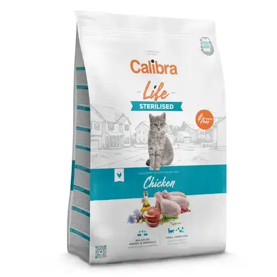 Calibra Cat Life Sterilised Dry Cat Food with Chicken 15728