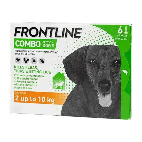 FRONTLINE COMBO Spot-On Solution for Small Dogs (2kg-10kg) 897