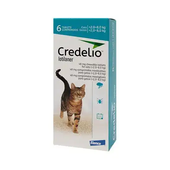 Credelio Chewable Tablets for Cats 48mg (2kg-8kg) 2609