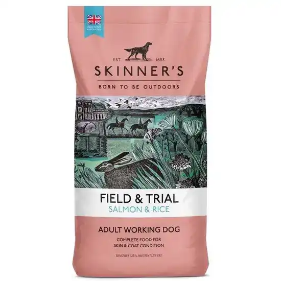Skinner's Field & Trial Working Adult Dry Dog Food Salmon & Rice 11356