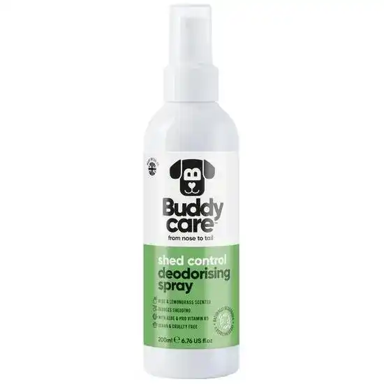 Buddycare Shed Control Aloe & Lemongrass Dog Deodorising Spray 19377