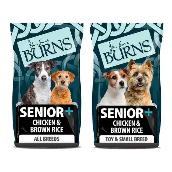 Burns Senior+ All Breeds Dry Dog Food with Chicken & Brown Rice 4665