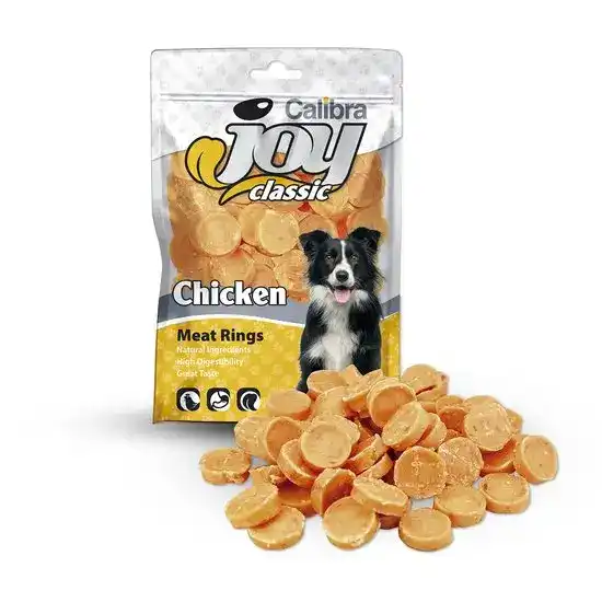 Calibra Joy Classic Treat Rings for Dogs with Chicken 1 x 80g 16258