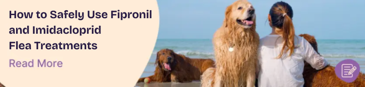 Learn how to safely use Fipronil and Imidacloprid flea treatments on your pets to protect the environment and waterways.